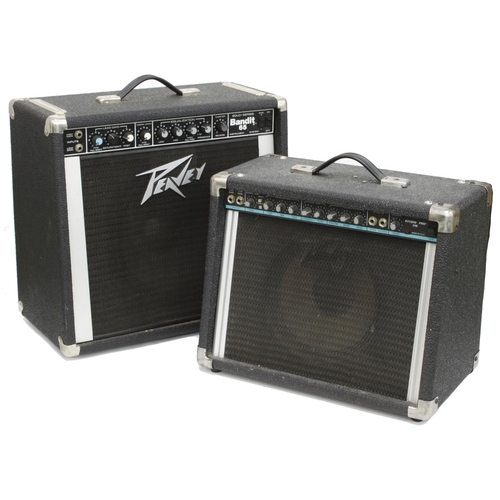 871 - Peavey Studio Pro 112 guitar amplifier, made in USA; together with a Peavey Bandit 65 guitar amplifi... 