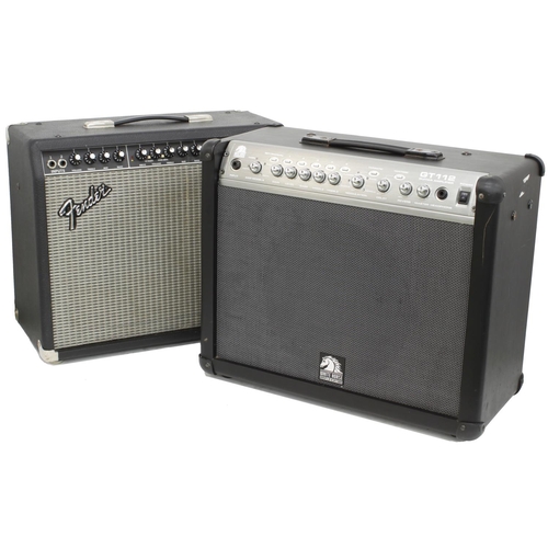 883 - Fender Deluxe 90 guitar amplifier; together with a White Horse Amplification GT112 guitar amplifier ... 