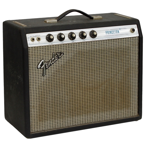 898 - 1970s Fender Princeton guitar amplifier, made in USA, ser. no. A17579*Please note: Gardiner Houlgate... 