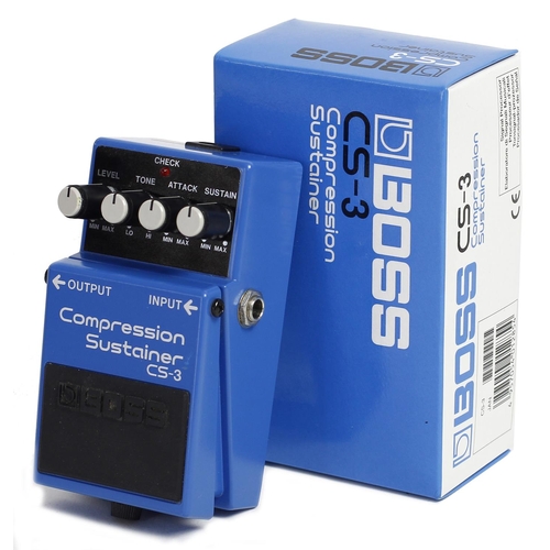 1018 - Boss CS-3 Compression Sustainer guitar pedal, boxed*Please note: Gardiner Houlgate do not guarantee ... 