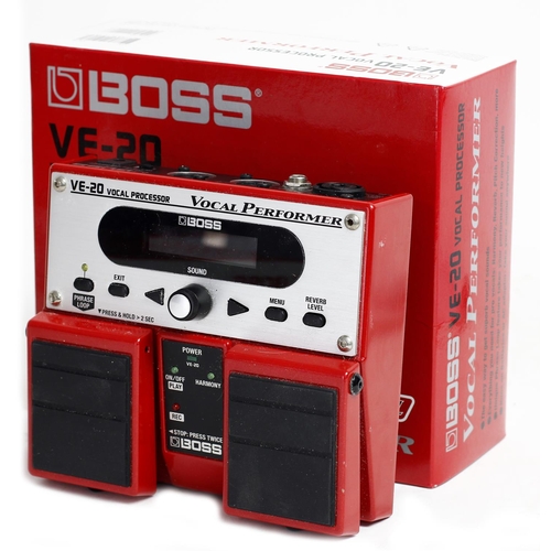 1021 - Boss VE-20 Vocal Performer pedal, boxed*Please note: Gardiner Houlgate do not guarantee the full wor... 