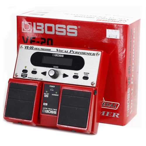 1022 - Boss VE-20 Vocal Performer pedal, boxed*Please note: Gardiner Houlgate do not guarantee the full wor... 