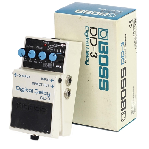 1028 - Boss DD-3 Digital Delay guitar pedal, boxed*Please note: Gardiner Houlgate do not guarantee the full... 