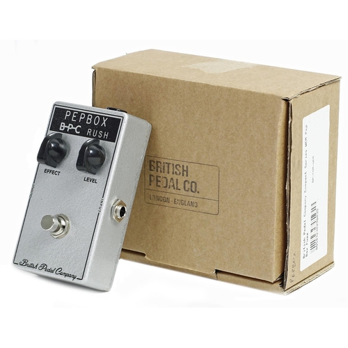 1037 - British Pedal Company Pepbox Rush guitar pedal, boxed*Please note: Gardiner Houlgate do not guarante... 