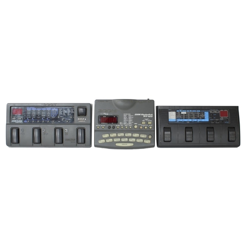 1054 - Two Zoom guitar pedals to include a Zoom Player 2100 and a Zoom Player 1010; together with a Zoom RT... 