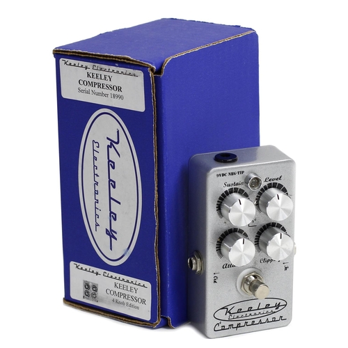 1058 - Keeley Compressor four knob edition guitar pedal, boxed*Please note: Gardiner Houlgate do not guaran... 