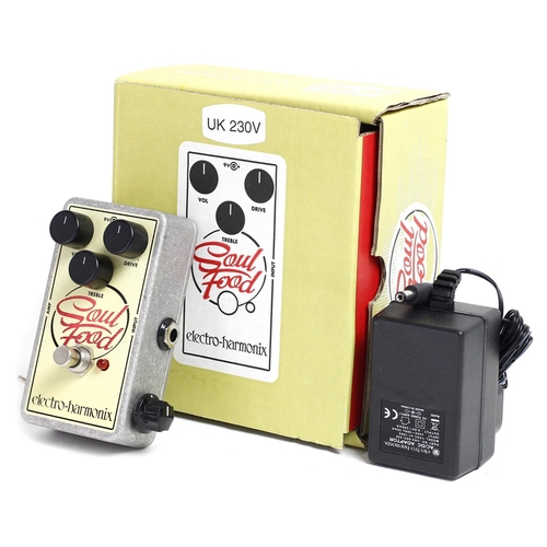 1059 - Electro Harmonix Soul Food guitar pedal, with Klon Centaur mod, boxed*Please note: Gardiner Houlgate... 