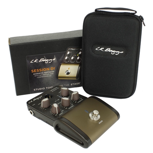 1062 - LR Baggs Session DI acoustic guitar DI with saturation and compression EQ guitar pedal, boxed*Please... 