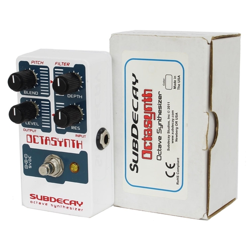 1072 - Subdecay Octasynth Octave synthesizer guitar pedal, boxed*Please note: Gardiner Houlgate do not guar... 