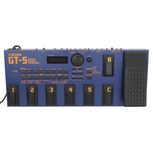 1095 - Boss GT-5 multi-effects guitar pedal board*Please note: Gardiner Houlgate do not guarantee the full ... 