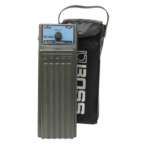 1104 - Boss FV-100 Guitar Volume guitar pedal, with original pouch*Please note: Gardiner Houlgate do not gu... 