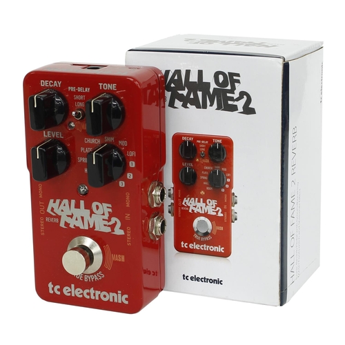 1124 - TC Electronic Hall of Fame 2 Reverb guitar pedal, boxed*Please note: Gardiner Houlgate do not guaran... 