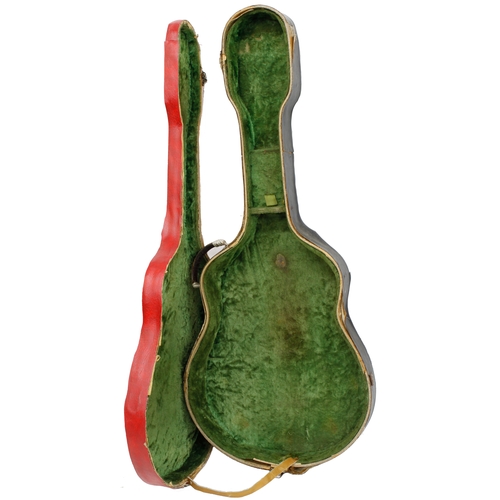 1216 - 1960s Selmer semi-hollow body guitar hard case in need of restoration