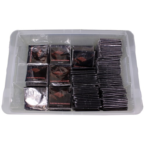 1248 - Large quantity of over three hundred and fifty electric guitar strings