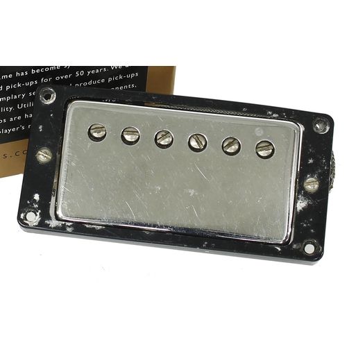 1293 - 1979 Gibson Patent stamp humbucker guitar pickup with surround