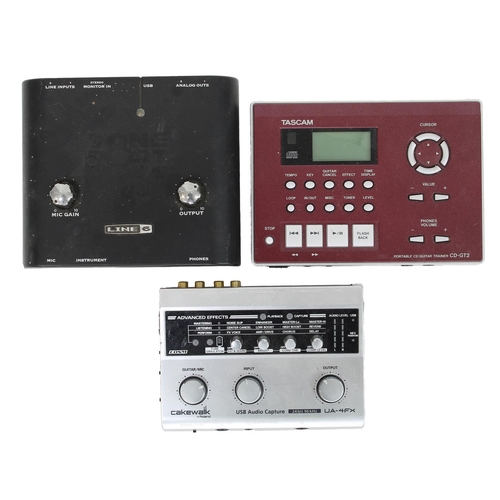 3032 - Cakewalk by Roland UA-4FX USB audio interface; together with a Line 6 Toneport US1 audio interface a... 