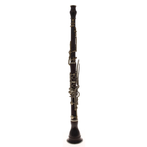 1812 - Blackwood oboe bearing the V.K.S. Wien, Chicago, London trademark stamps (at fault), 21 1/2