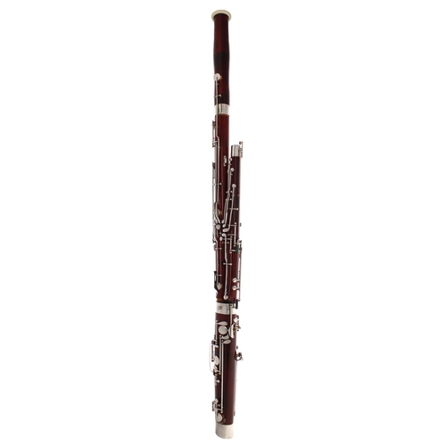 1835 - German bassoon by Moennig, stamped Gebruder Monnig Markneukirchen, Made in GDR, ser. no. 15473, croo... 