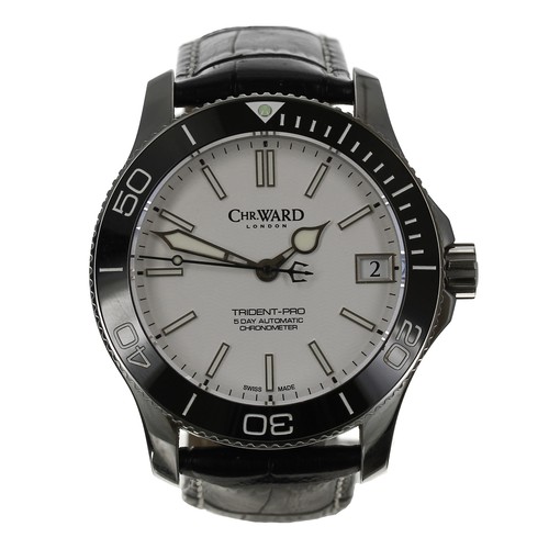 Christopher Ward London C60 Trident Pro 5 Day COSC 600 Automatic Chronometer stainless steel gentle