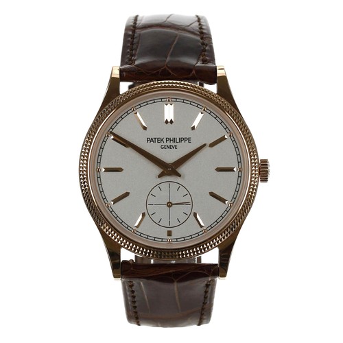 77 - Patek Philippe Calatrava 18ct rose gold gentleman's wristwatch, reference no.  6119R-001, no. 75219x... 