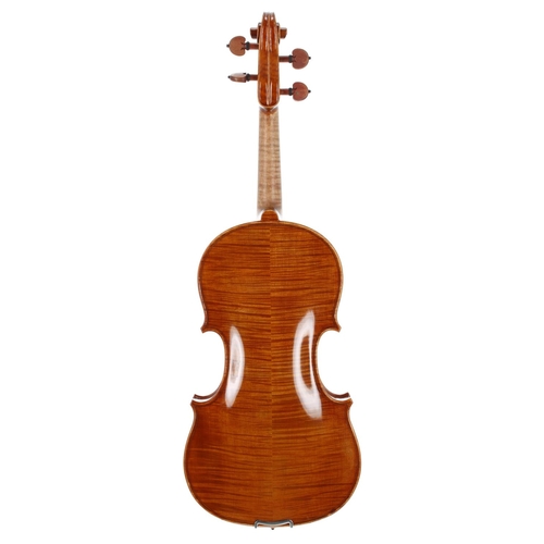 2416 - Contemporary violin labelled Carlo Chericoni..., 13 15/16