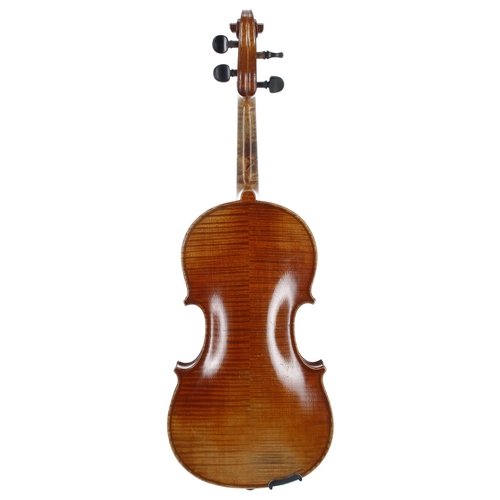 2418 - Good early 20th century violin, 14 3/16