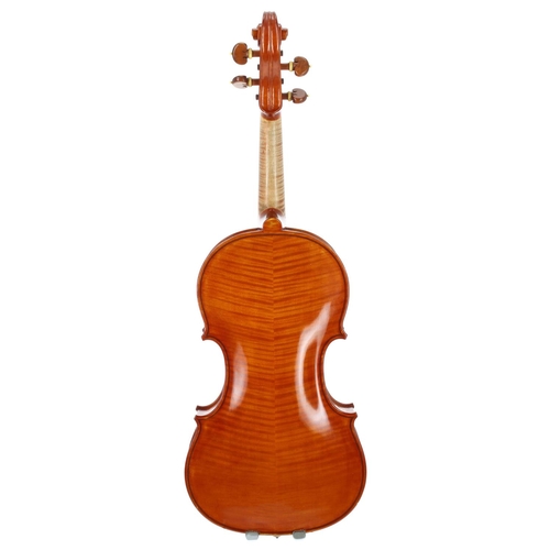 2439 - Good violin by and labelled Jan Kudanowski of Cremona, Made for Thomas Smith (Luthiers) Limited, Bir... 