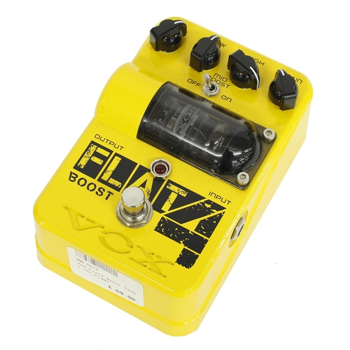 1141 - Vox Flat 4 Boost guitar pedal, boxed*Please note: Gardiner Houlgate do not guarantee the full workin... 