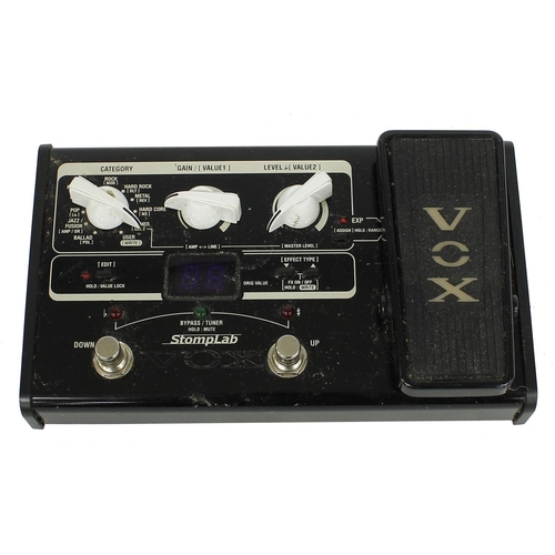 1142 - Vox Stomp Lab IIG guitar effects pedal*Please note: Gardiner Houlgate do not guarantee the full work... 