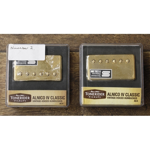 1360 - Pair of Seymour Duncan humbucker pickups to include an SH-1N and an SH-4