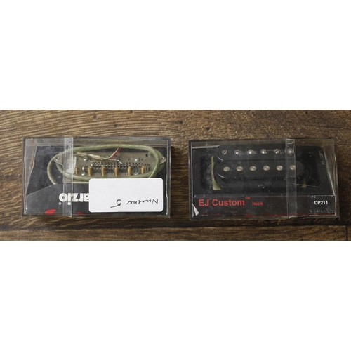 1361 - Pair of DiMarzio humbucker guitar pickups to include a Bluesbucker DP163BK and an EJ Custom DP211BK ... 