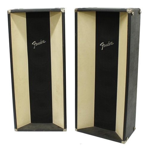 540 - Adrian Utley - pair of 1970s Fender 4 x 8