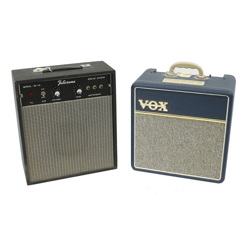 936 - Vox AC4C1 guitar amplifier; together with a Futurama Solid State M10 guitar amplifier (2)*Please not... 