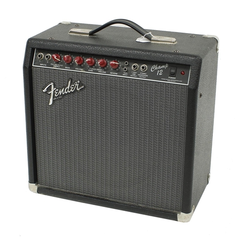 937 - Fender Champ 12 guitar amplifier, made in USA, ser. no. L097038*Please note: Gardiner Houlgate do no... 