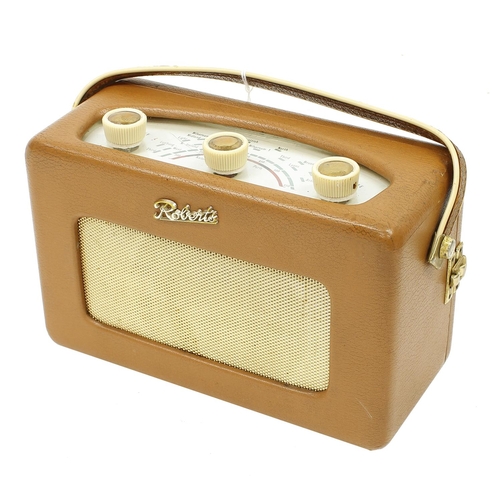 943 - Roberts R200 transistor radio, converted with input jack to allow guitar connection whilst the radio... 