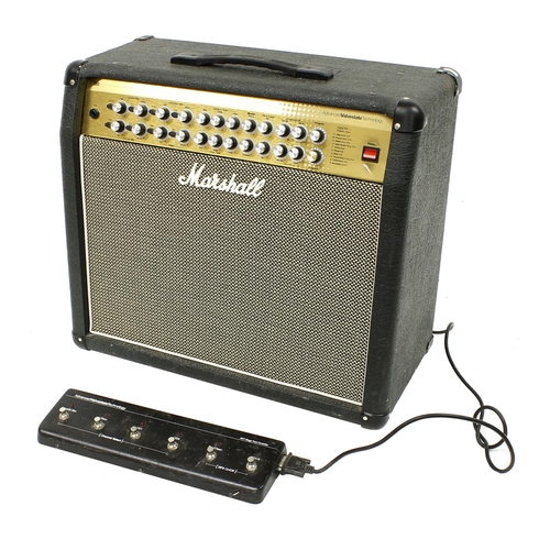 945 - 2005 Marshall AVT150X guitar amplifier, made in England, with foot switch, upgraded grille cloth (mi... 