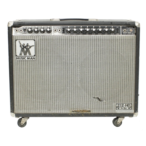 947 - 1970s Music Man One Thirty 212-HD guitar amplifier, made in USA, ser. no. C002295, with foot switch*... 