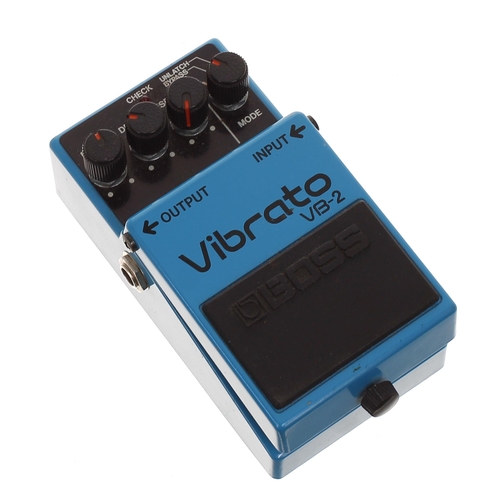 1148 - 1982 Boss VB-2 Vibrato guitar pedal, made in Japan, black label*Please note: Gardiner Houlgate do no... 