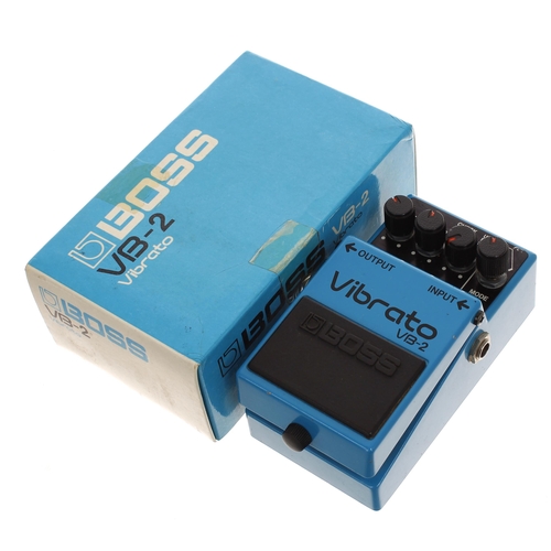 1149 - 1982 Boss VB-2 Vibrato guitar pedal, made in Japan, black label, boxed*Please note: Gardiner Houlgat... 