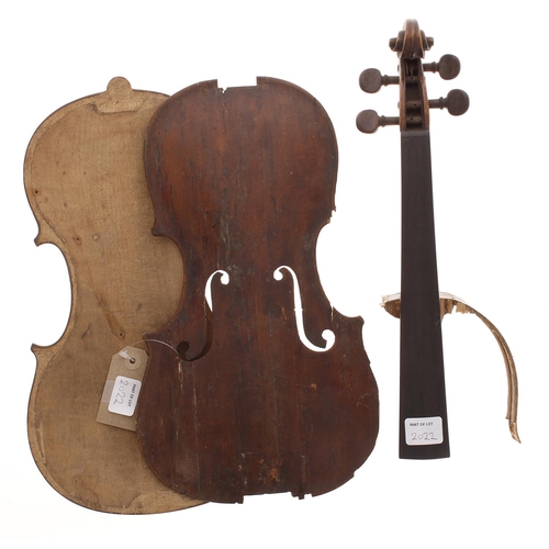 2022 - German violin labelled Josef Klotz...1792, 13 15/16