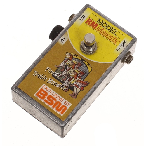 1179 - BSM RM Majestic Finest Treble Booster guitar pedal*Please note: Gardiner Houlgate do not guarantee t... 