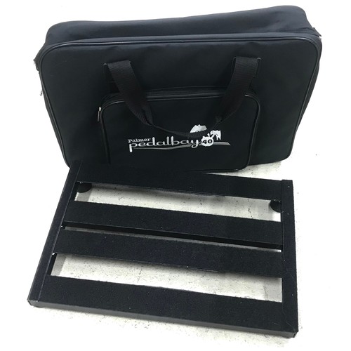 1167 - Palmer Pedal Bay 40 guitar effects pedal board, with gig bag*Please note: Gardiner Houlgate do not g... 