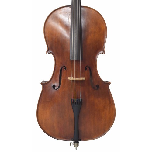 2509 - Good contemporary English violoncello by William Piper, labelled Completely Handmade in England Espe... 