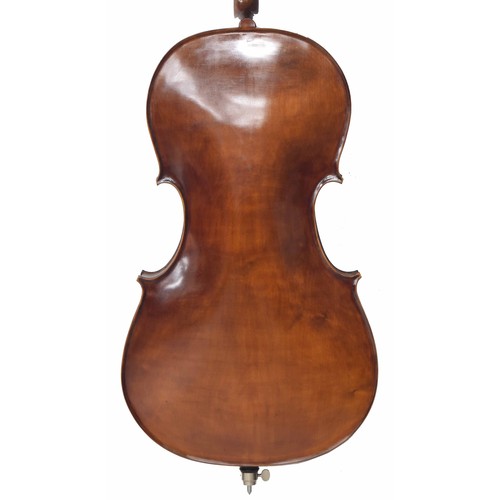 2509 - Good contemporary English violoncello by William Piper, labelled Completely Handmade in England Espe... 