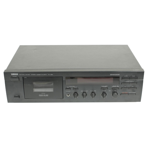 3152 - Yamaha KX-390 stereo cassette deck*Please note: Gardiner Houlgate do not guarantee the full working ... 