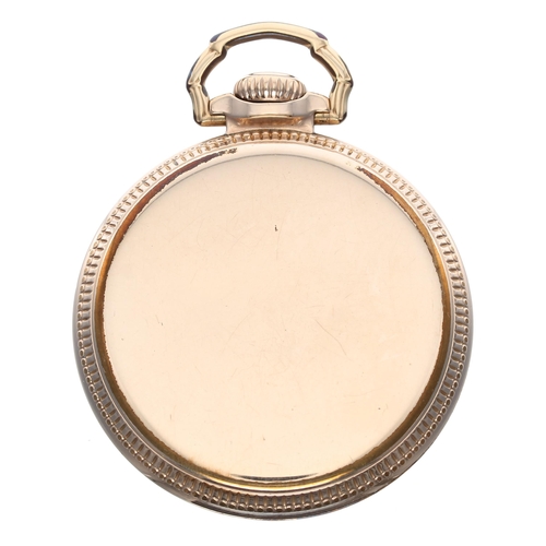 536 - Illinois Watch Co. 'Bunn Special' Sixty Hour 10k gold filled lever set pocket watch, circa 1929, sig... 