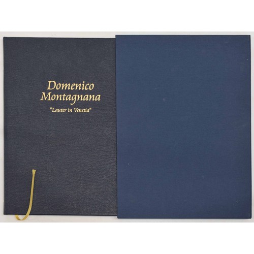 2115 - Domenico Montagnana 'Lauter in Venetia' - Exposition of Lendinara 1997, limited deluxe lea... 