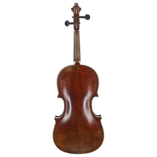 2449 - Mittenwald violin circa 1890, 14 1/4