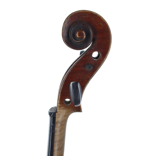 2449 - Mittenwald violin circa 1890, 14 1/4