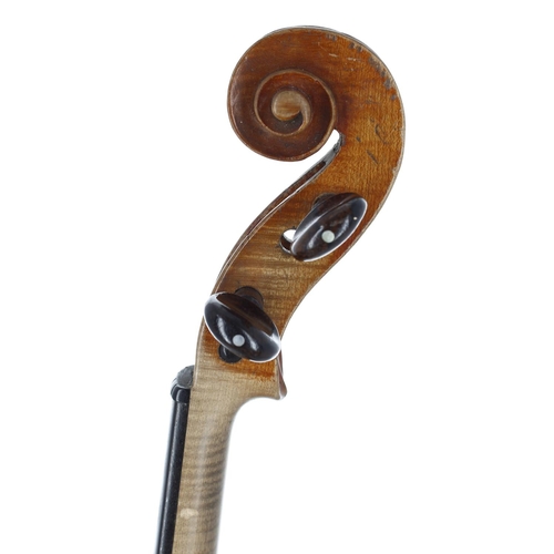 2453 - Dresden violin circa 1890, 14 5/16